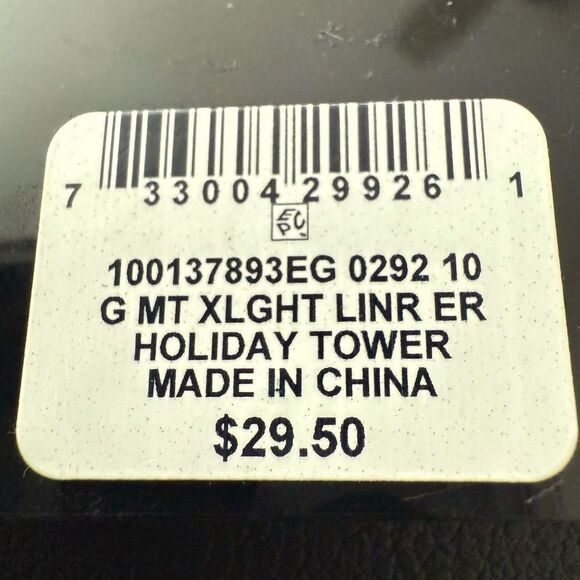 INC International Concepts Gold-Tone Multicolor Holiday Lights Linear Earrings - Picture 4 of 4